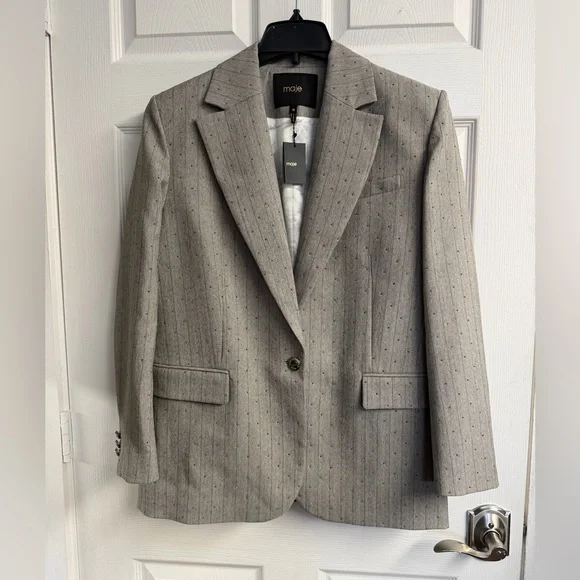 Vafil Rhinestone Suit Jacket